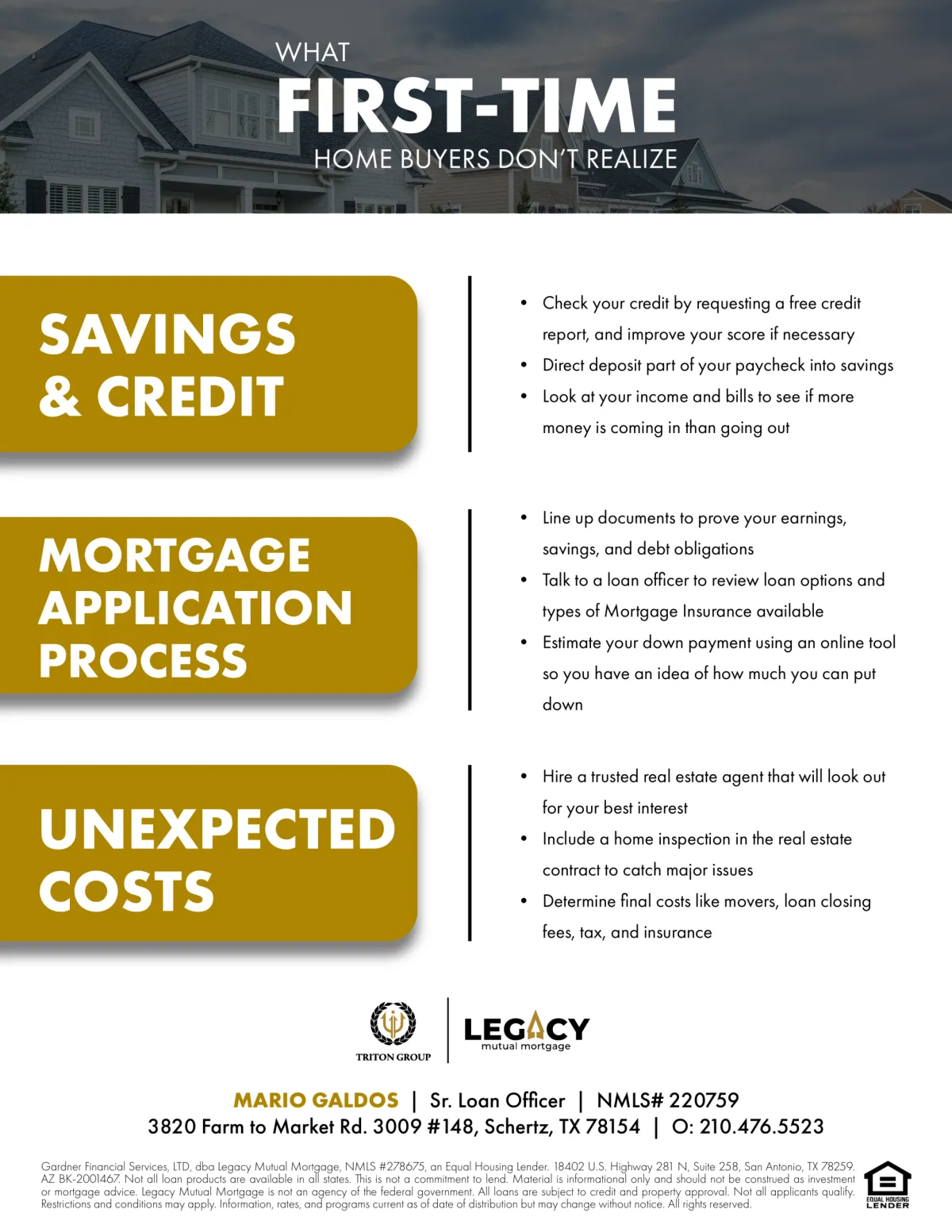 What First Time Home Buyers Realize