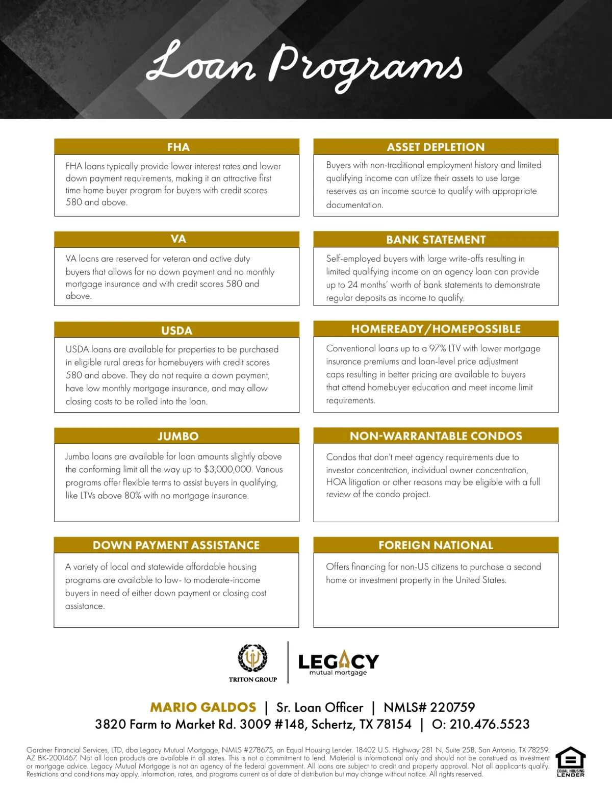 Loan Programs