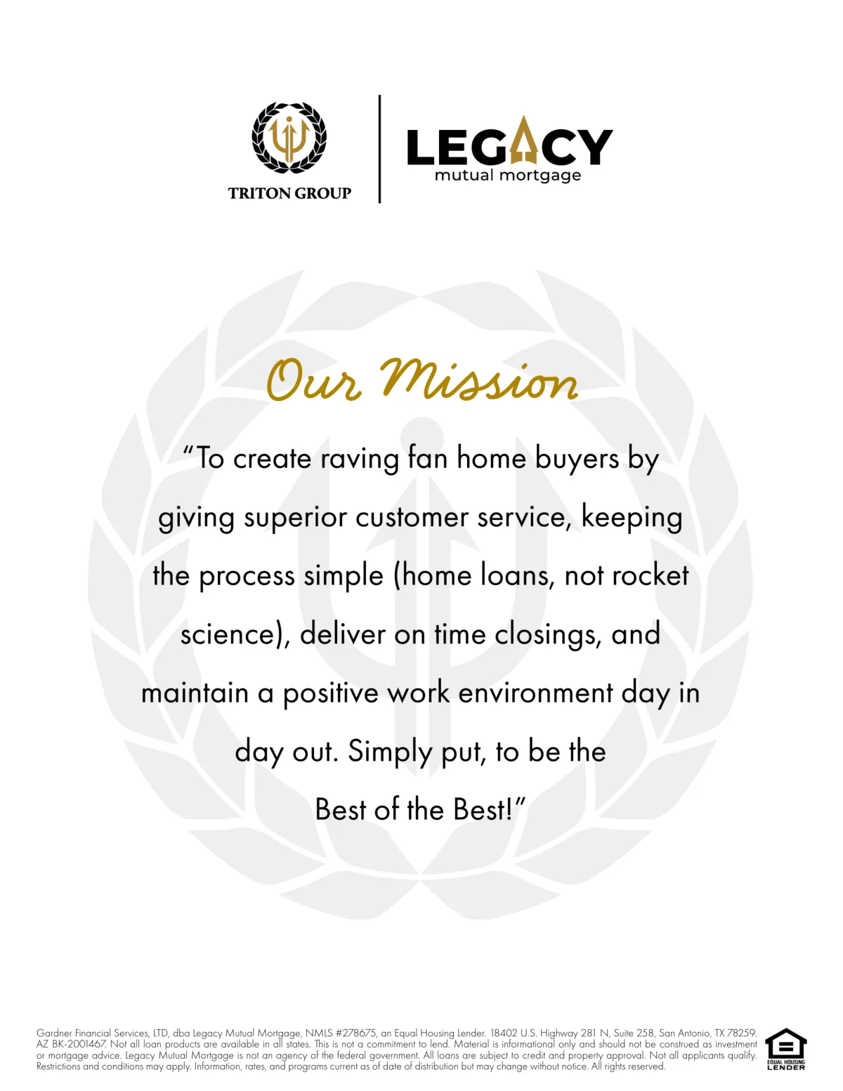 Our Mission