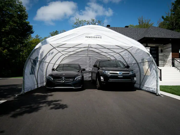 man lying on black couch