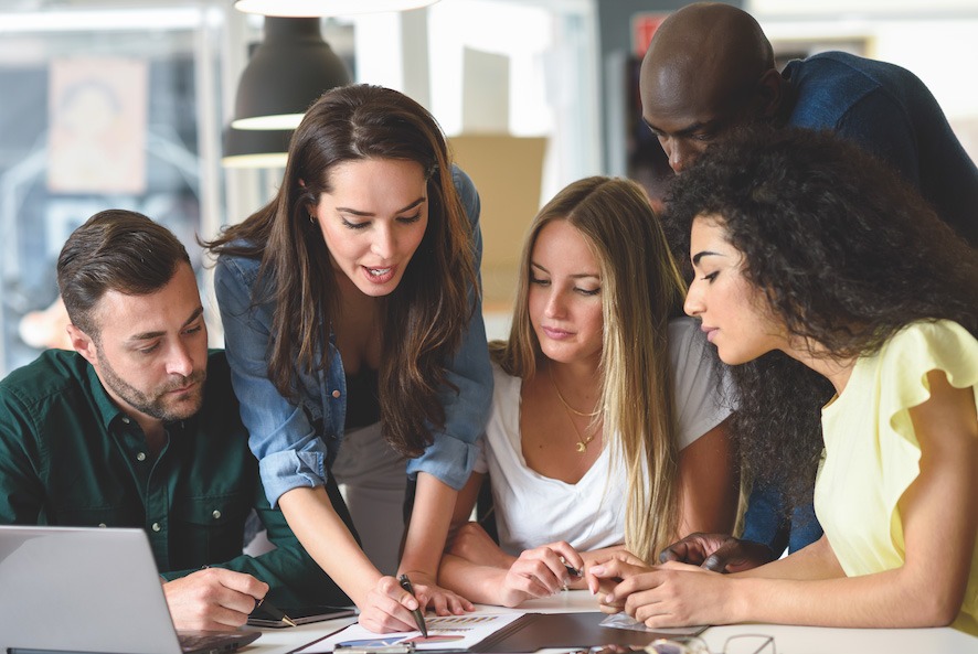 Étudiants de l’IESCCI en formation