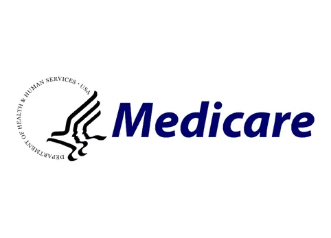 Logo of Medicare, an insurance provider that covers medical eye exams and optical eye care conducted by Texas State Optical in Briargrove, Houston
