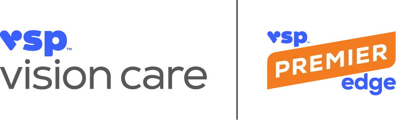Logo of VSP Vision Care, an insurance provider that covers medical eye exams and optical eye care conducted by Texas State Optical in Briargrove, Houston
