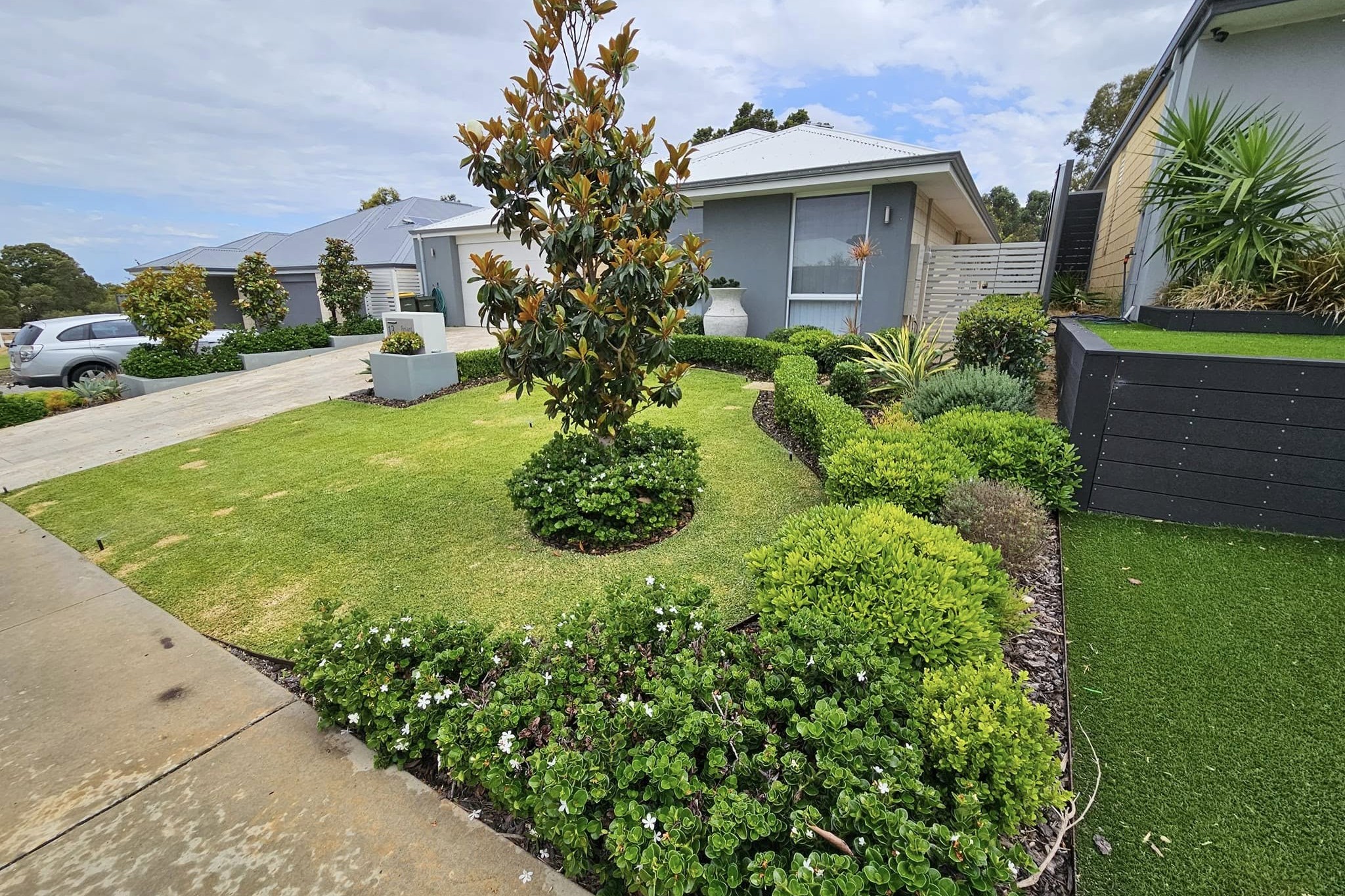 Landscape design Byford modern garden layout installation