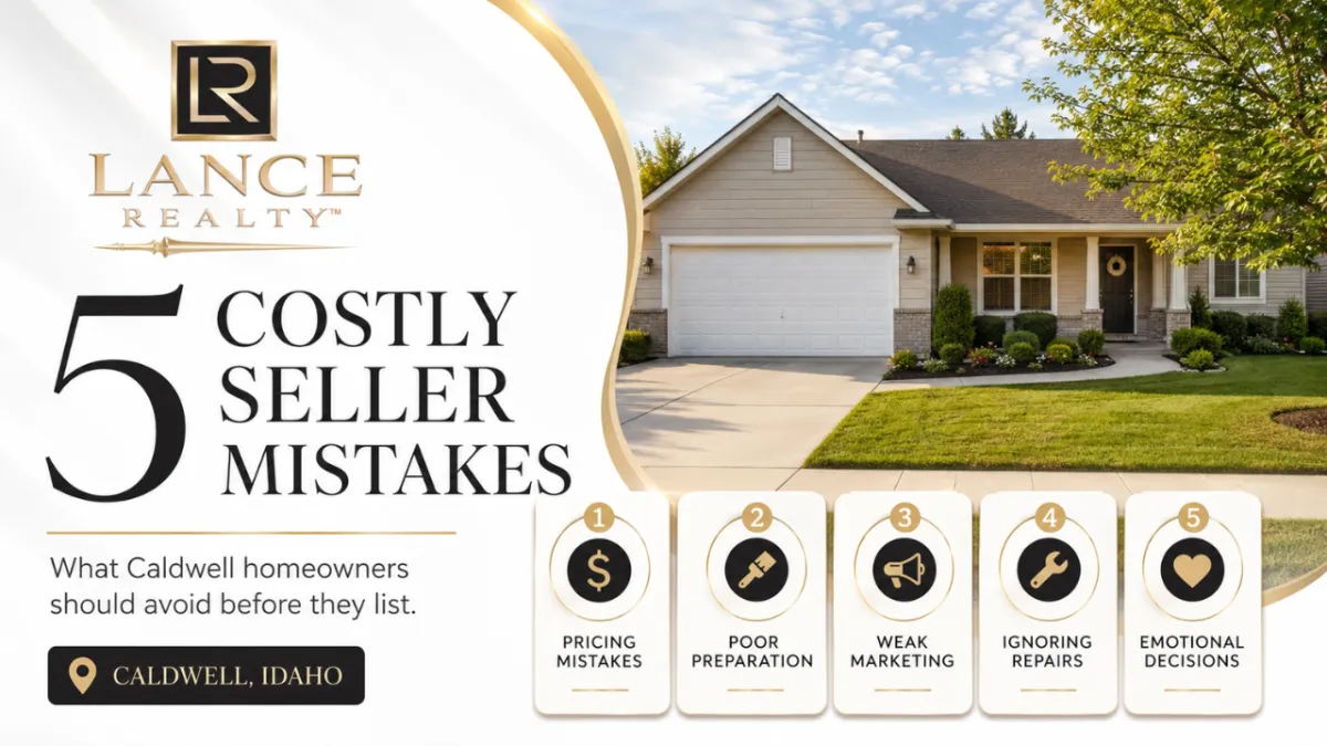 5 Seller Mistakes That Cost Caldwell Homeowners Thousands (And How to Avoid Them)