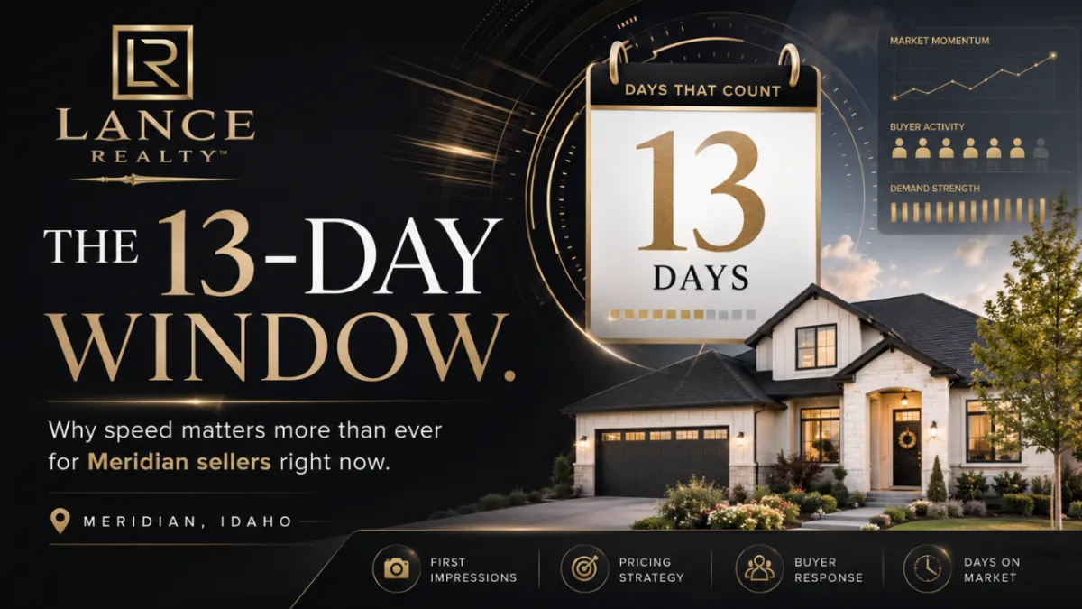 The 13-Day Window: Why Speed Matters More Than Ever for Meridian Sellers Right Now