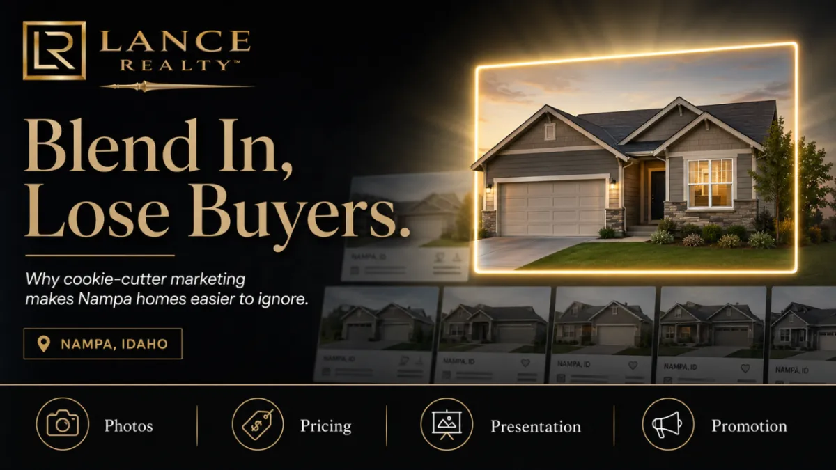 Why Most Nampa Homes Get Marketed the Same Way — And Why That's Costing You Buyers