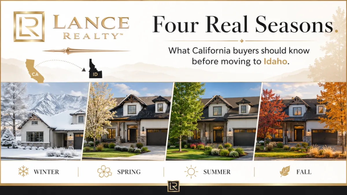 What California Buyers Need to Know About Idaho's Four Real Seasons
