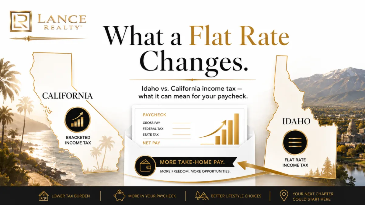 Idaho vs. California Income Tax: What a Flat Rate Really Means for Your Paycheck