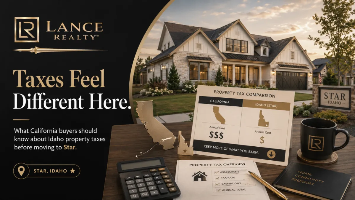 What California Buyers Don't Know About Idaho Property Taxes Until They Move to Star