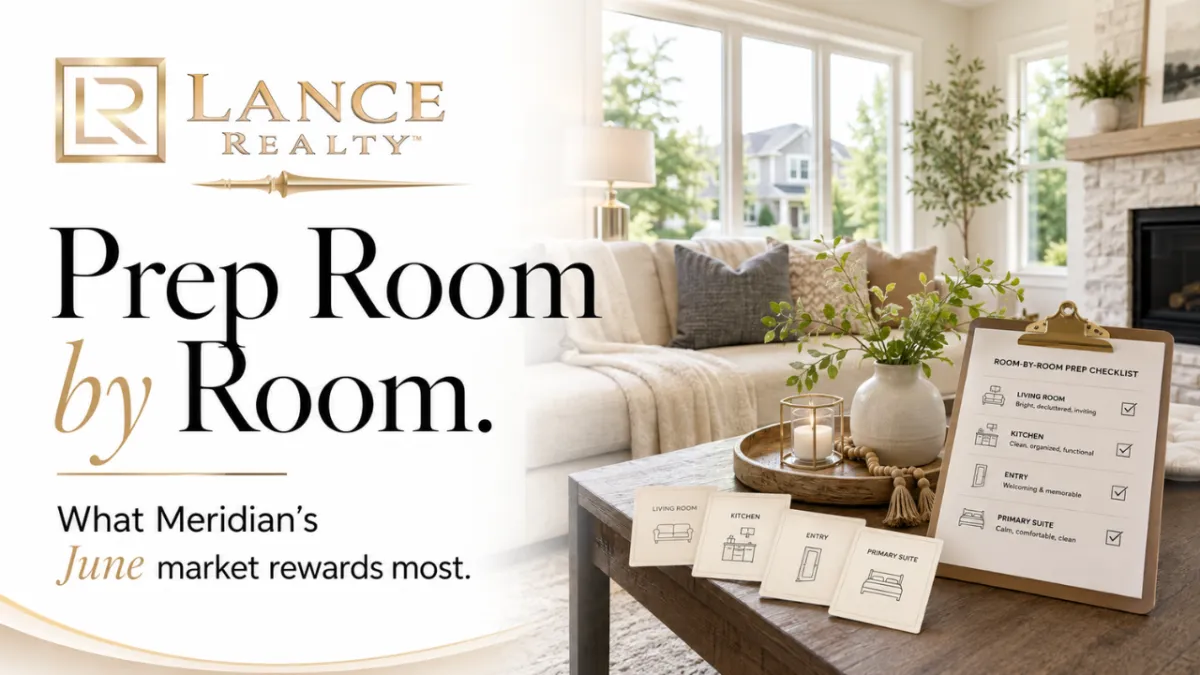 Room-by-Room Home Prep That Actually Moves Buyers in Meridian's June Market