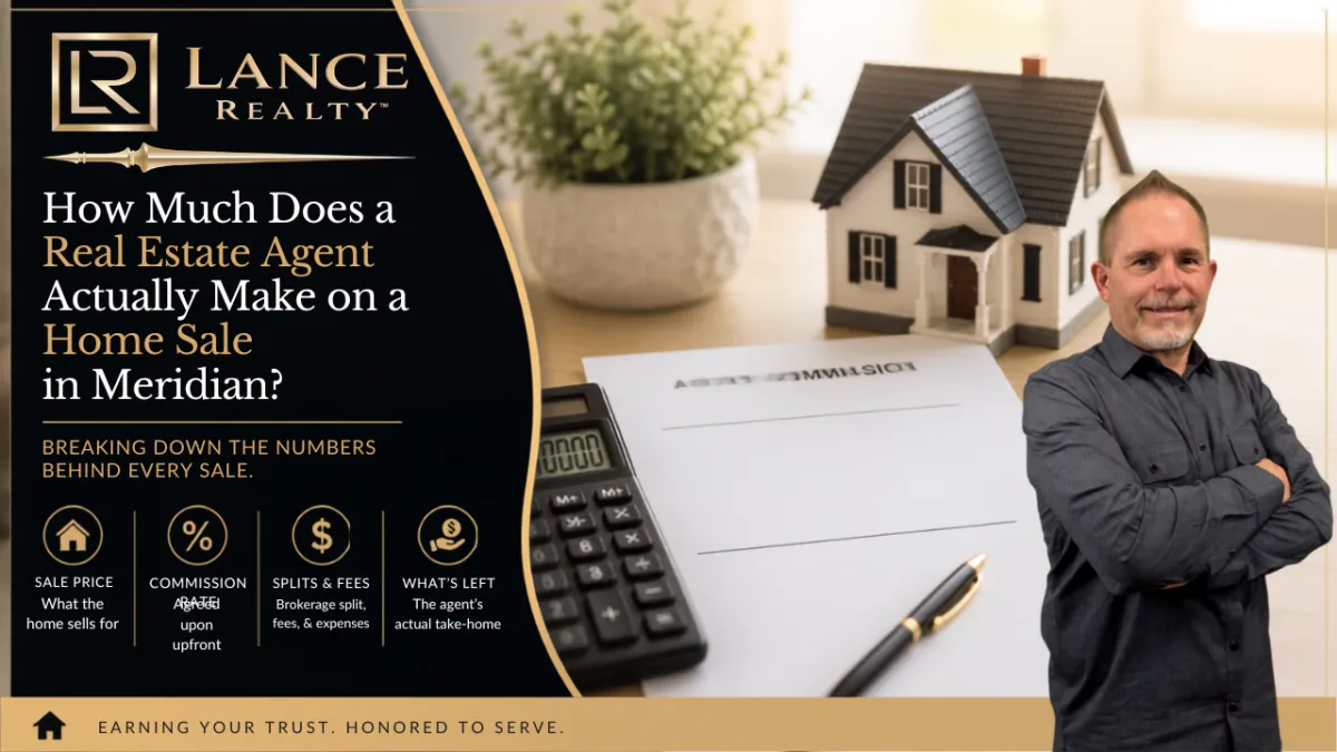 How Much Does a Real Estate Agent Actually Make on a Home Sale in Meridian?