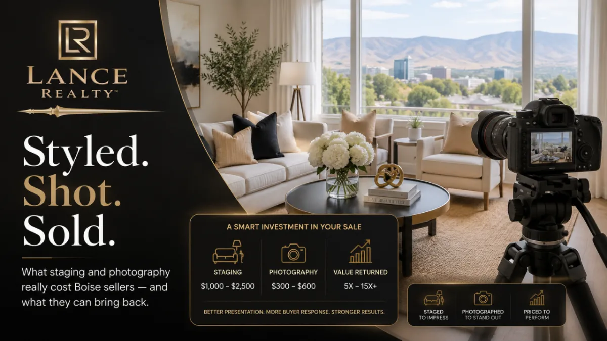 What Professional Staging and Photography Actually Cost Boise Sellers — And What You Get Back
