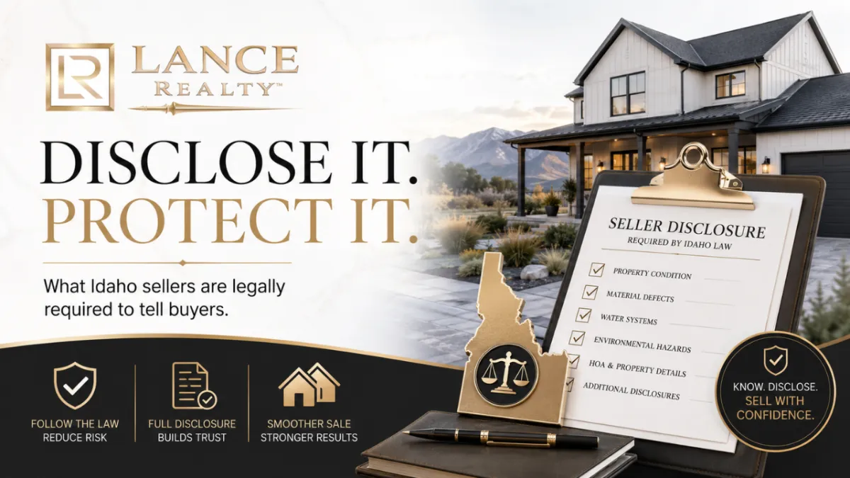 What Disclosures Are Idaho Sellers Legally Required to Make?