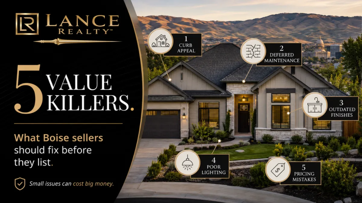 The 5 Things That Actually Kill Home Value in Boise (And How to Fix Them Before You List)