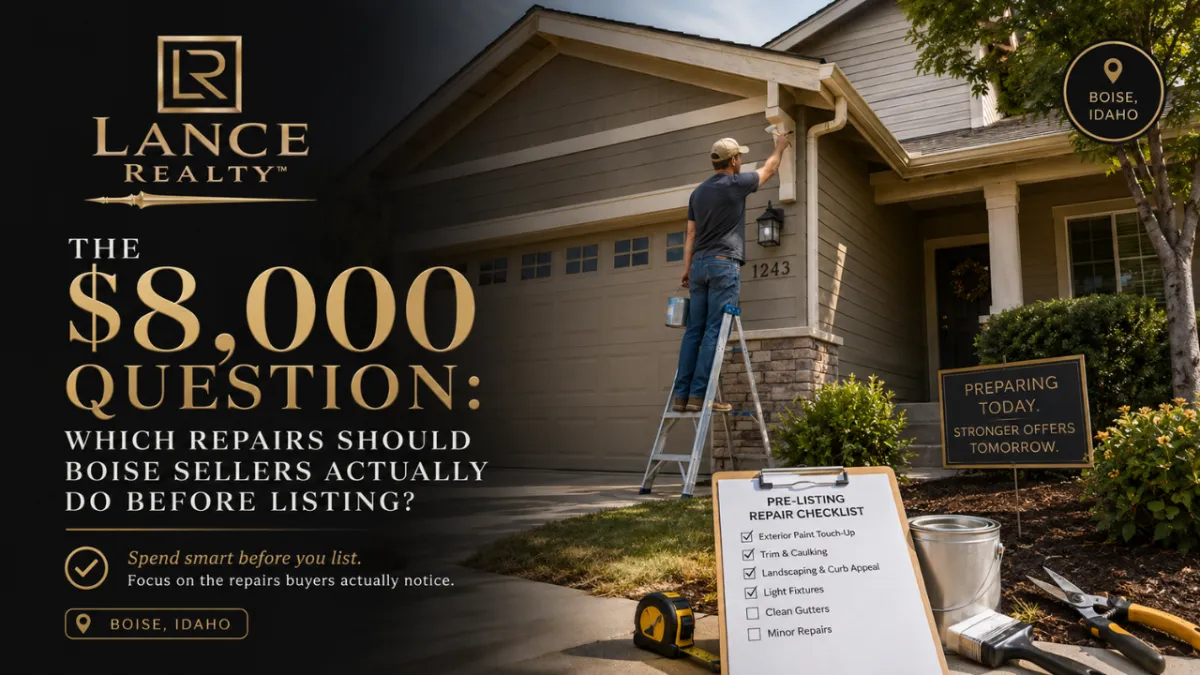 The $8,000 Question: Which Repairs Should Boise Sellers Actually Do Before Listing?
