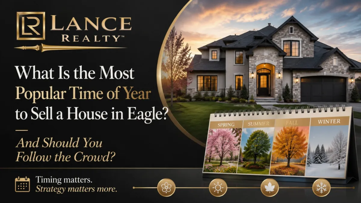 What Is the Most Popular Time of Year to Sell a House in Eagle? And Should You Follow the Crowd?