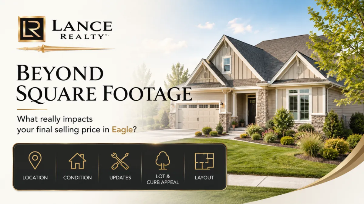 What Impacts YouEagler Home's Final Selling Price Beyond Just Square Footage in Eagle