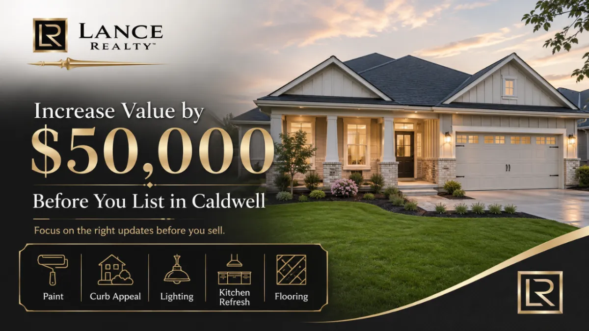 How to Increase Your Home's Value by $50,000 Before You List in Caldwell