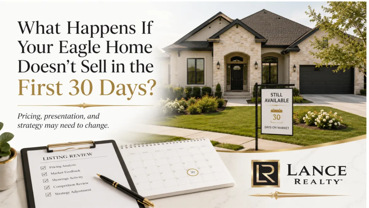What Happens If Your Eagle Home Doesn't Sell in the First 30 Days?