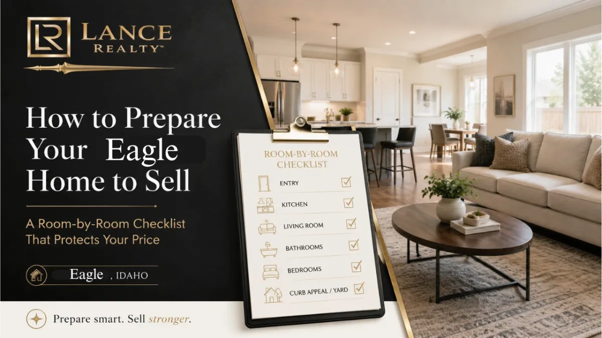 How to Prepare Your Eagle Home to Sell: A Room-by-Room Checklist That Protects Your Price
