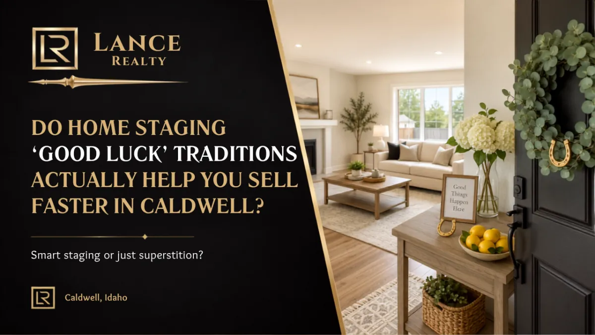 Do Home Staging "Good Luck" Traditions Actually Help You Sell Faster in Caldwell?
