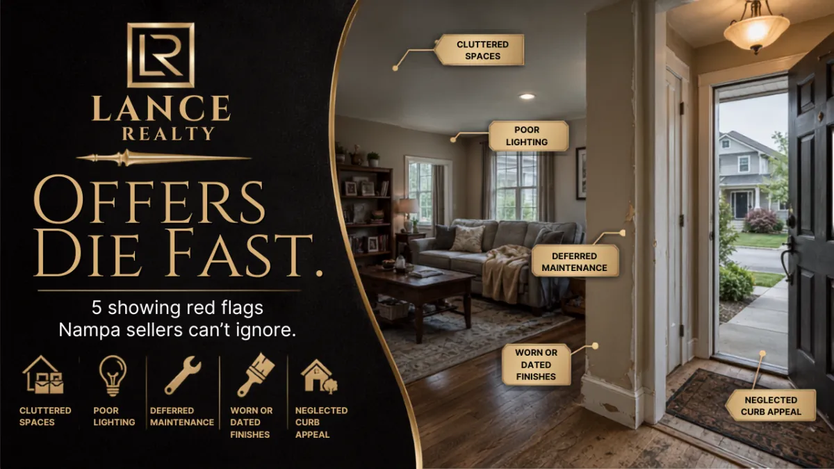 5 Red Flags That Turn Buyers Away During Showings in Nampa (And How to Fix Them Before You List)
