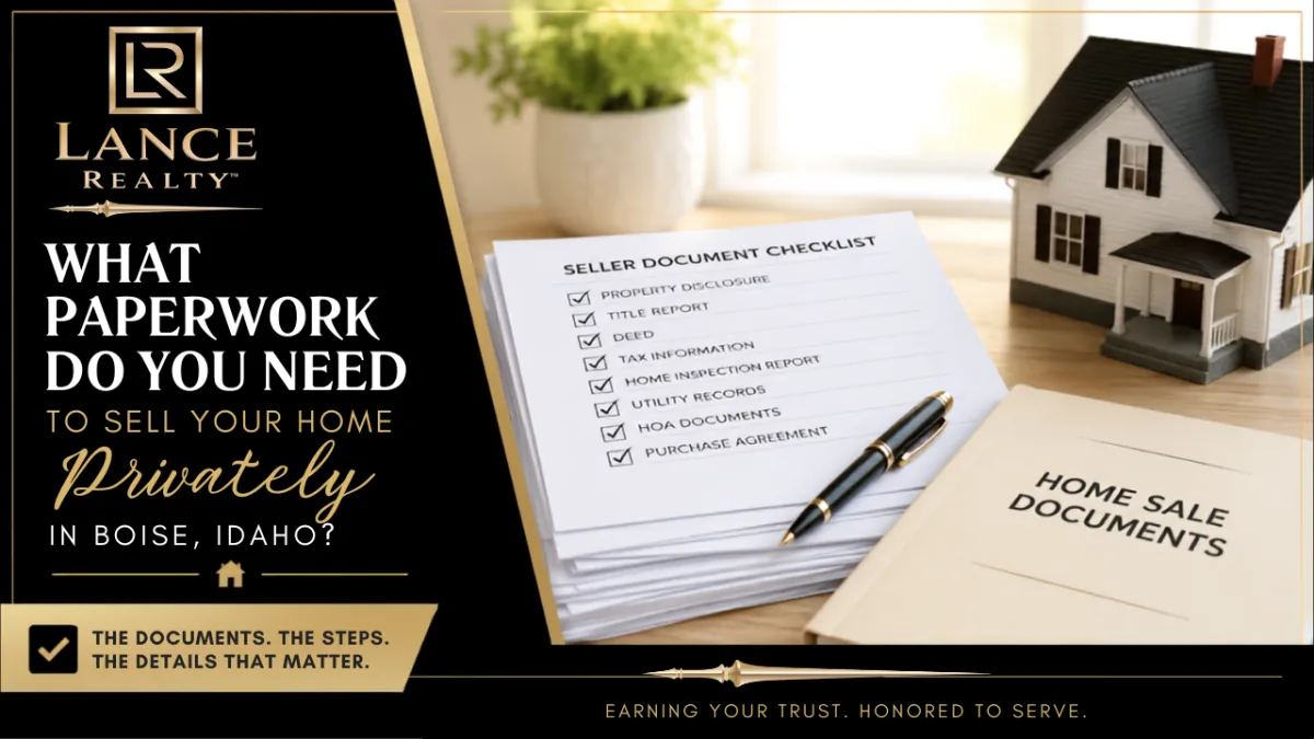 What Paperwork Do You Need to Sell Your Home Privately in Boise?