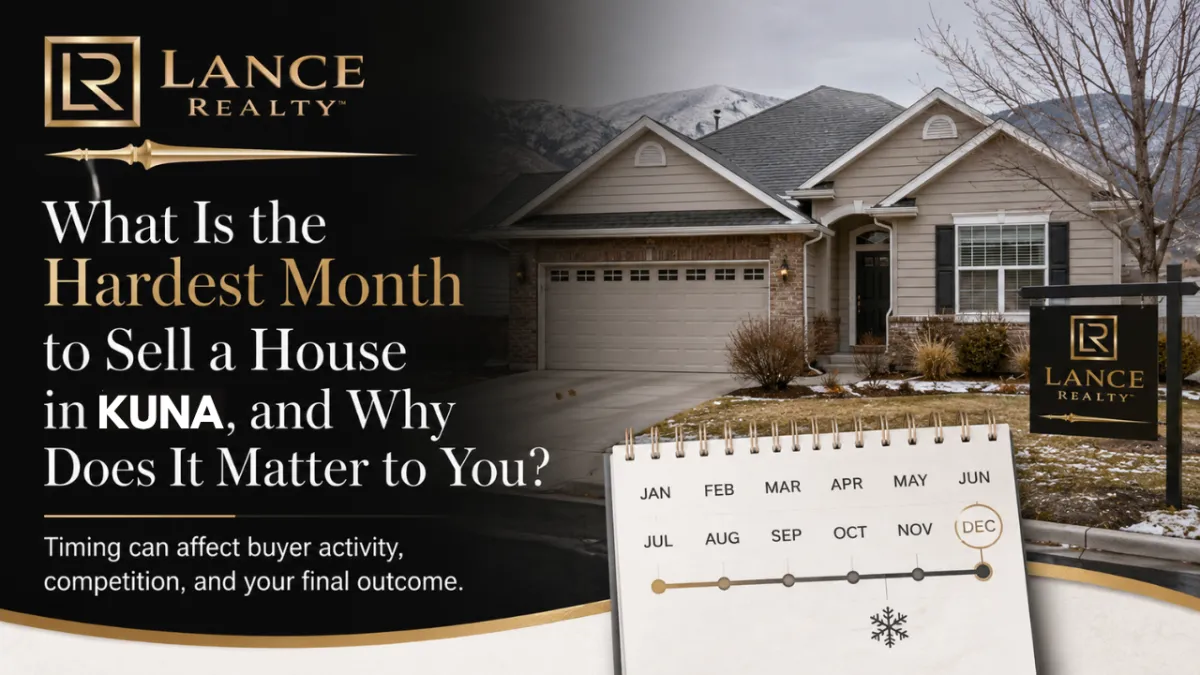 What Is the Hardest Month to Sell a House in Kuna? And Why You Should Start Planning Now