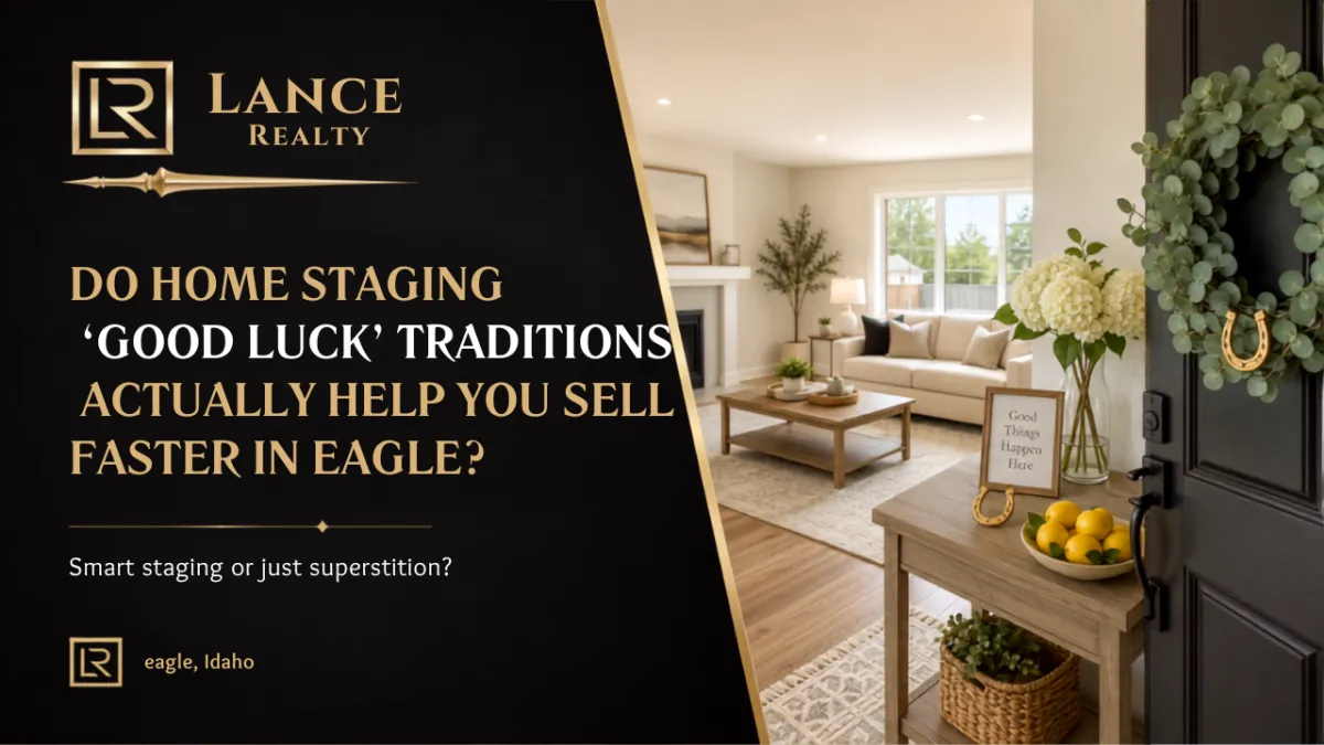 Do Home Staging "Good Luck" Traditions Actually Help You Sell Faster in Eagle?