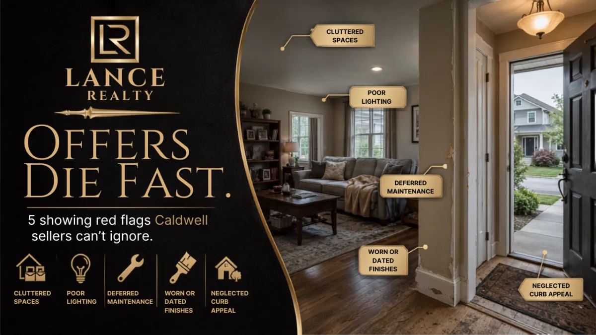 What Common Red Flags Turn Buyers Away During a Showing in Caldwell
