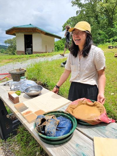 (8) Emily Wang is really, really passionate about BUILDING a better world... she also needs pants