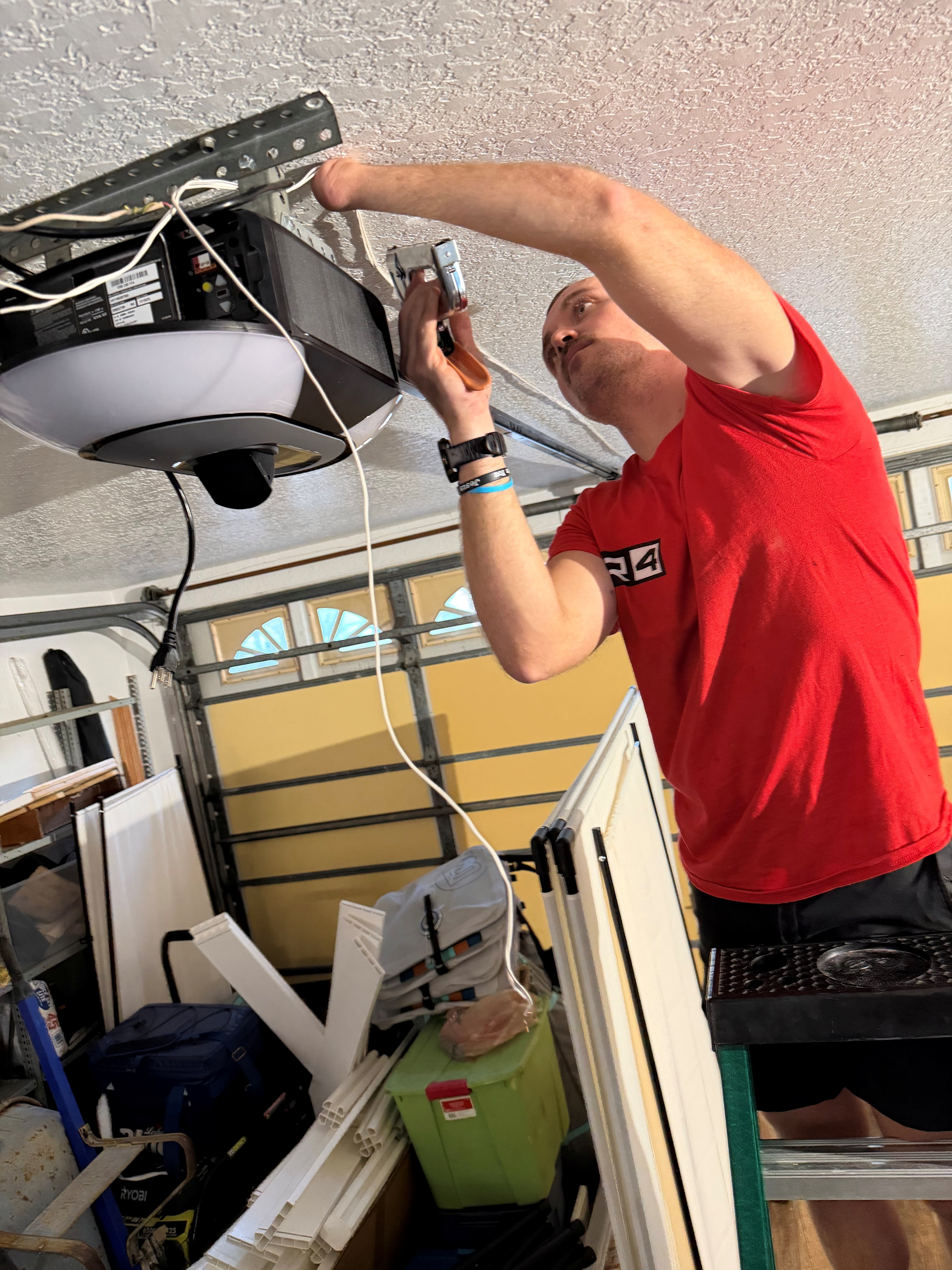 a building with a sign on it