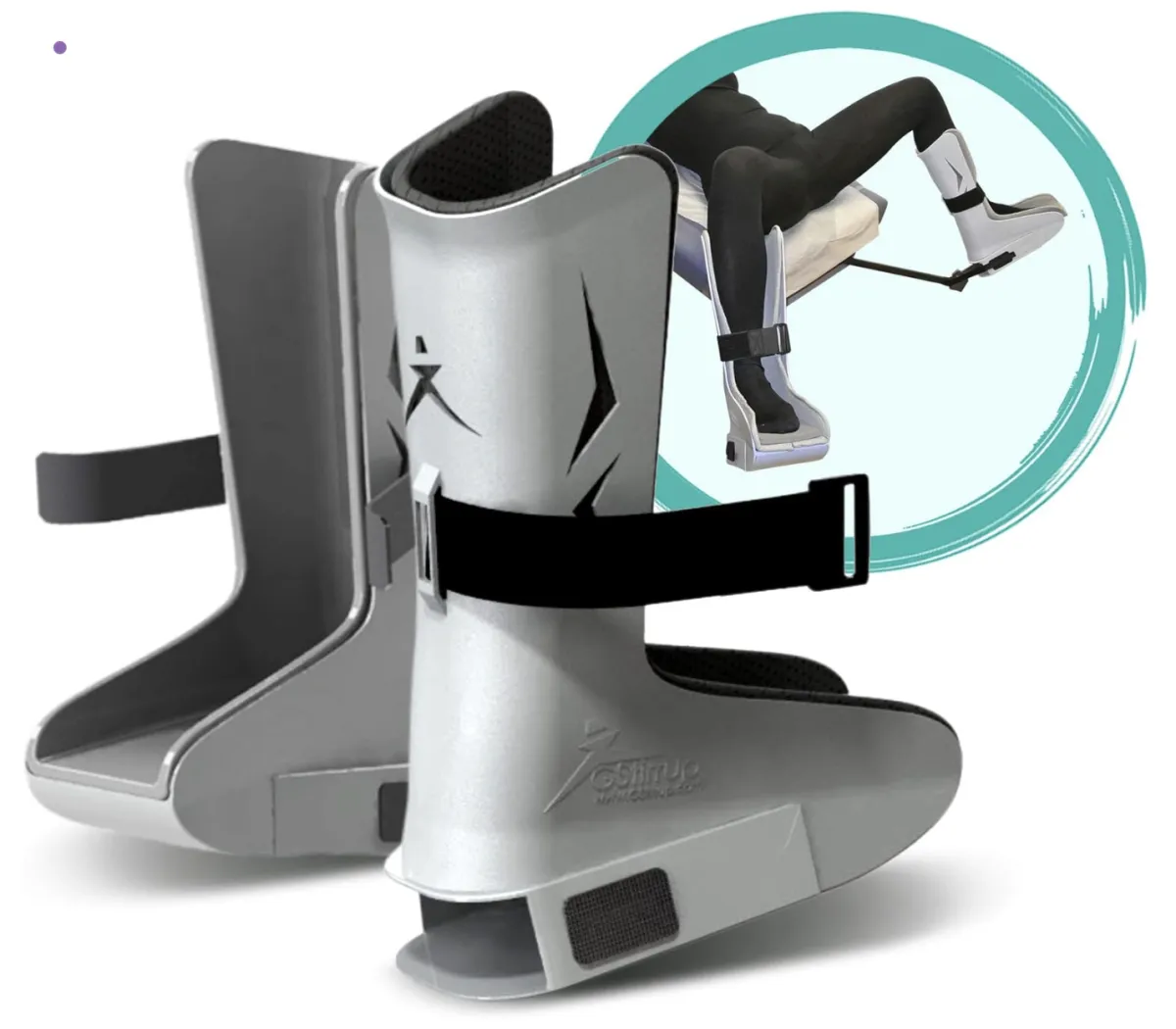 person holding white and blue labeled bottle