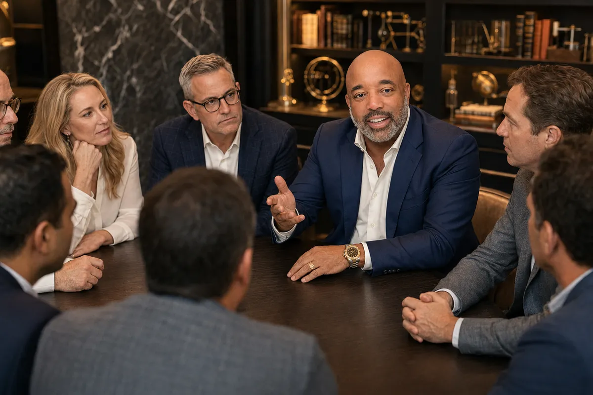 Ideas shared around a founders table