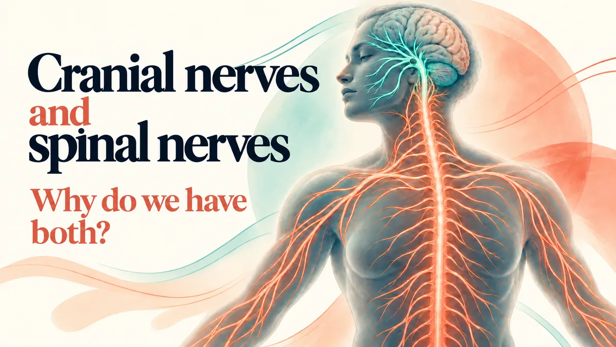 Cranial Nerves and Spinal Nerves: Why we have both. 