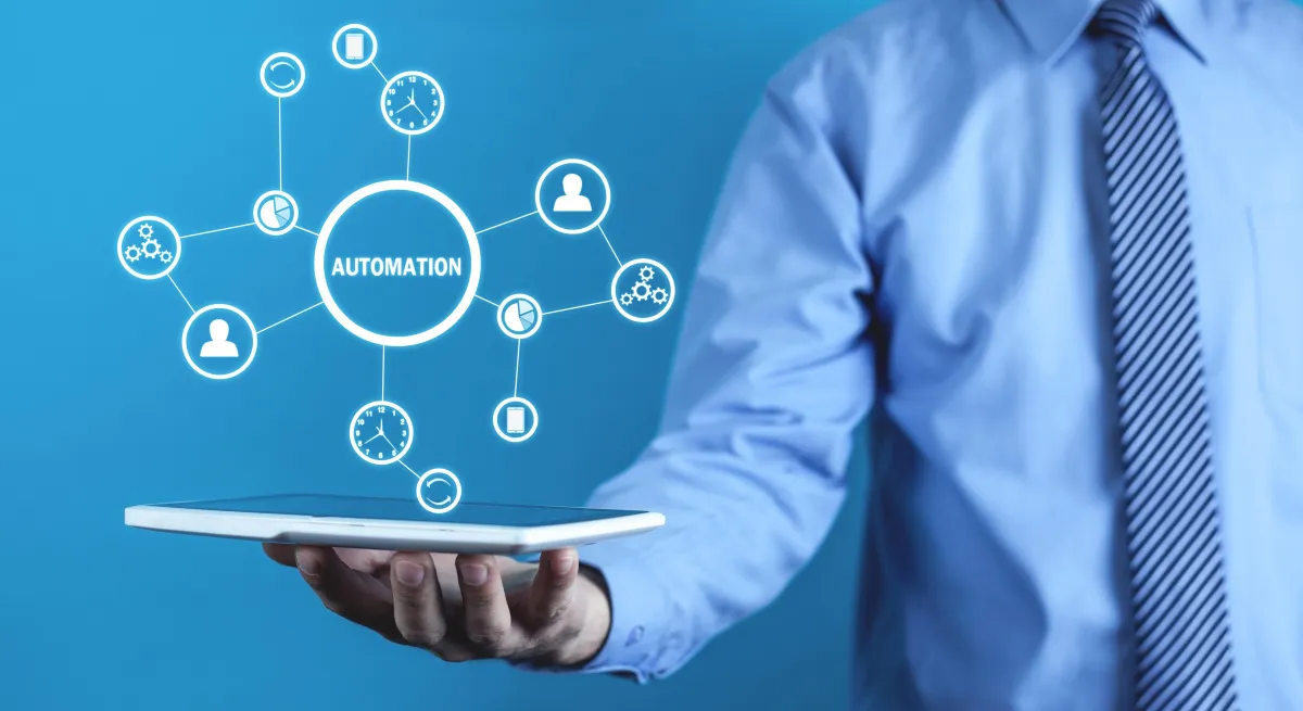The image show marketing automation in process.