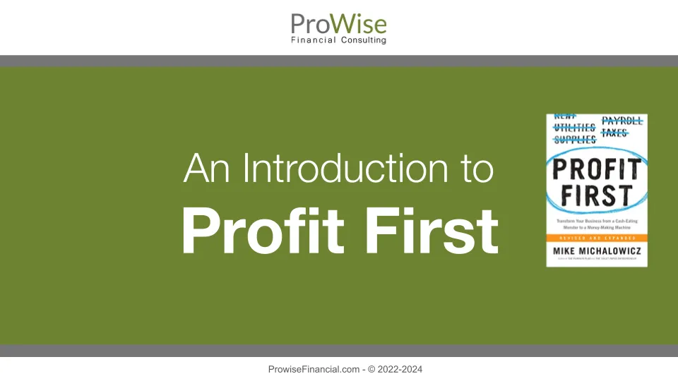 Introduction Profit First