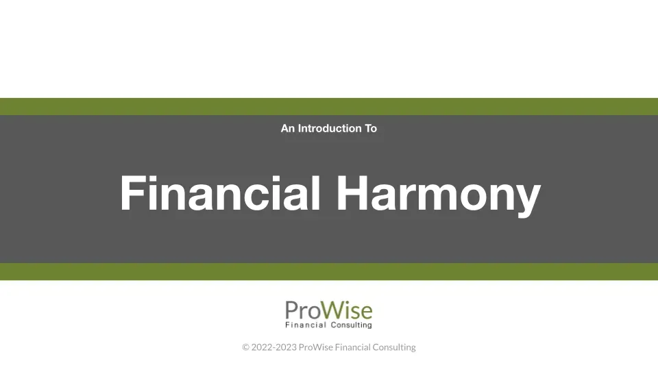 Financial Harmony Training