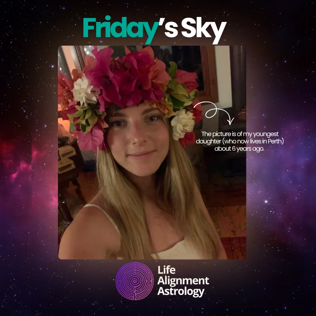 Friday's Sky – Mercury Direct, Big Dreams & a Fiery Weekend ✨