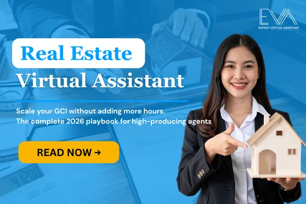 Virtual assistant for realtors helping a real estate agent manage admin and client tasks