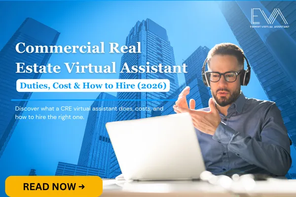 commercial real estate virtual with buildings on the background