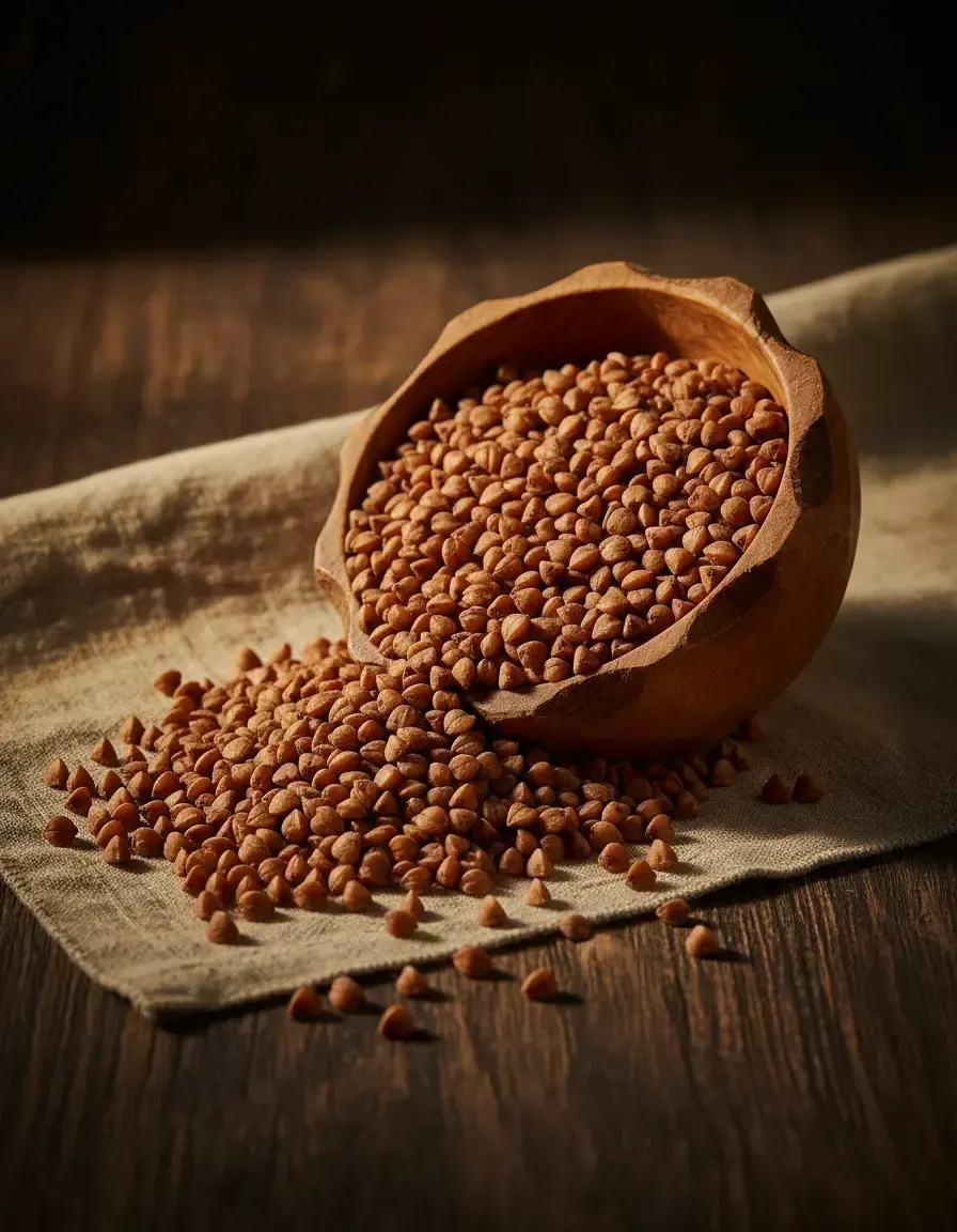 Grains de sarrasin brut naturellement sans gluten