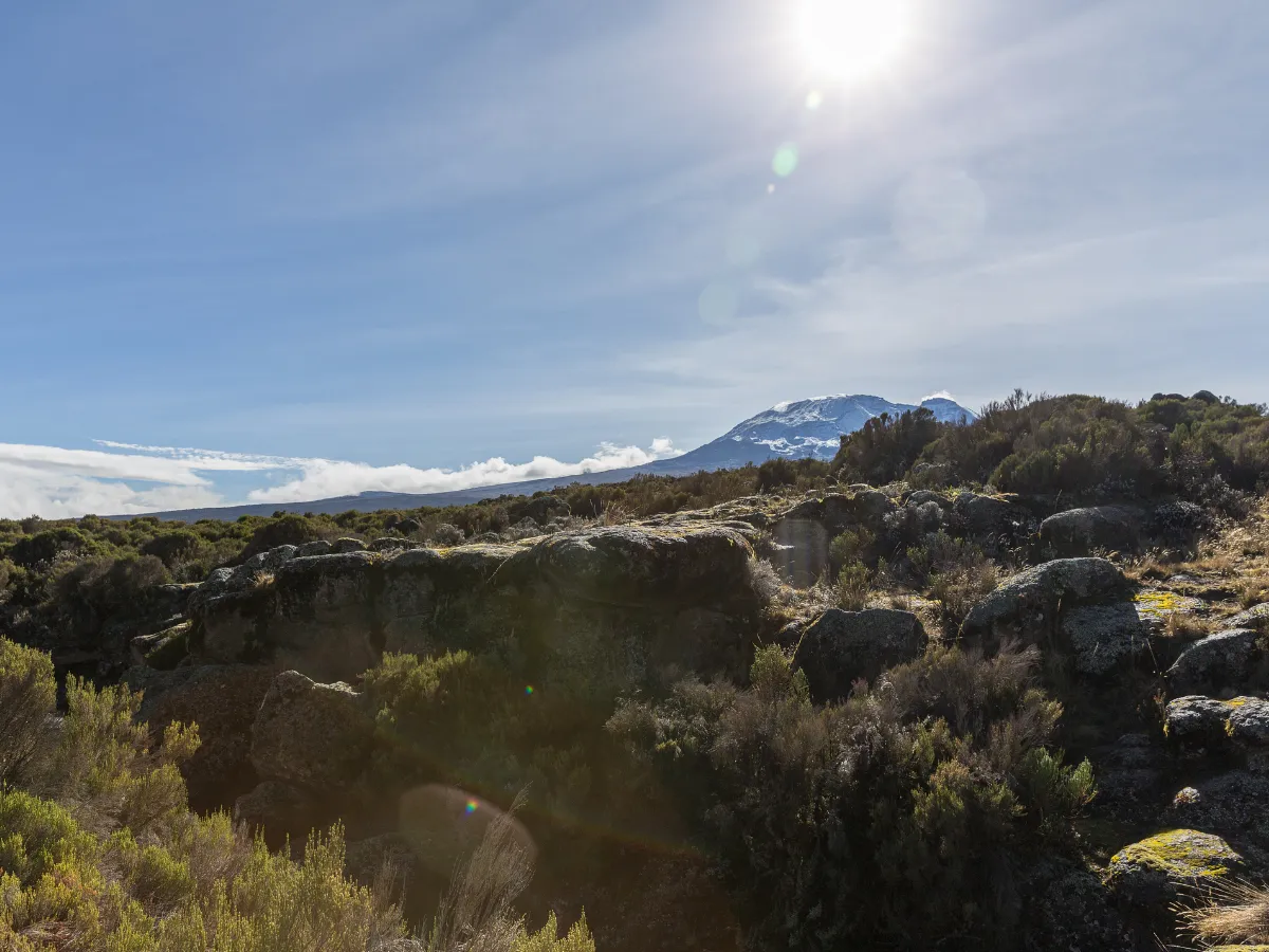 a view of a mountain range through a window