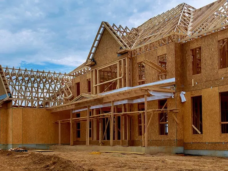 a house under renovation