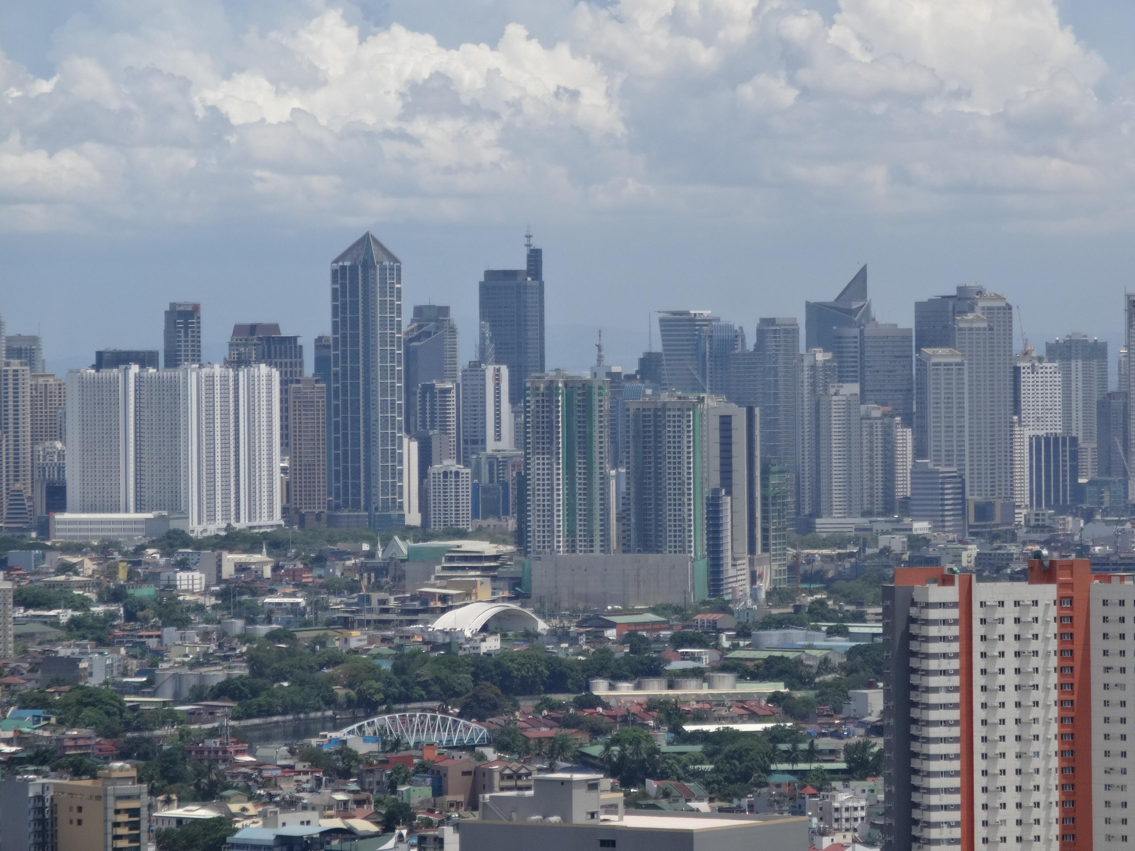Makati CBD skyline, Metro Manila, Philippines