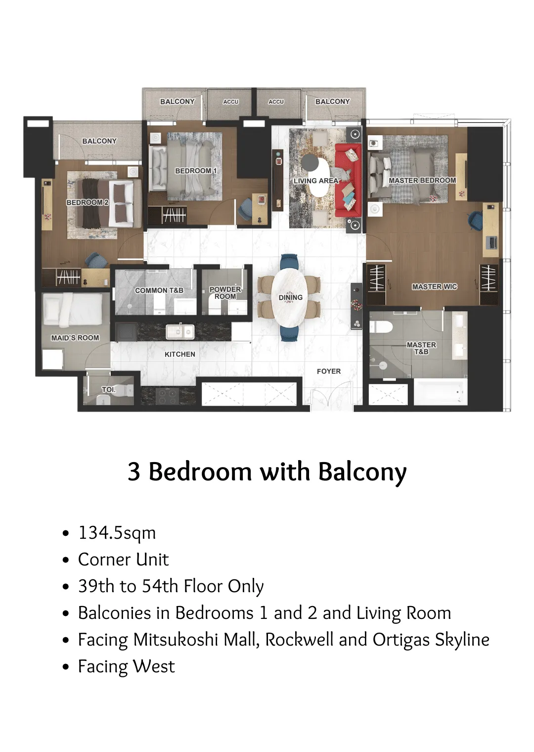 Uptown Modern condo tower, Uptown Bonifacio BGC — Manila Skyline Condos