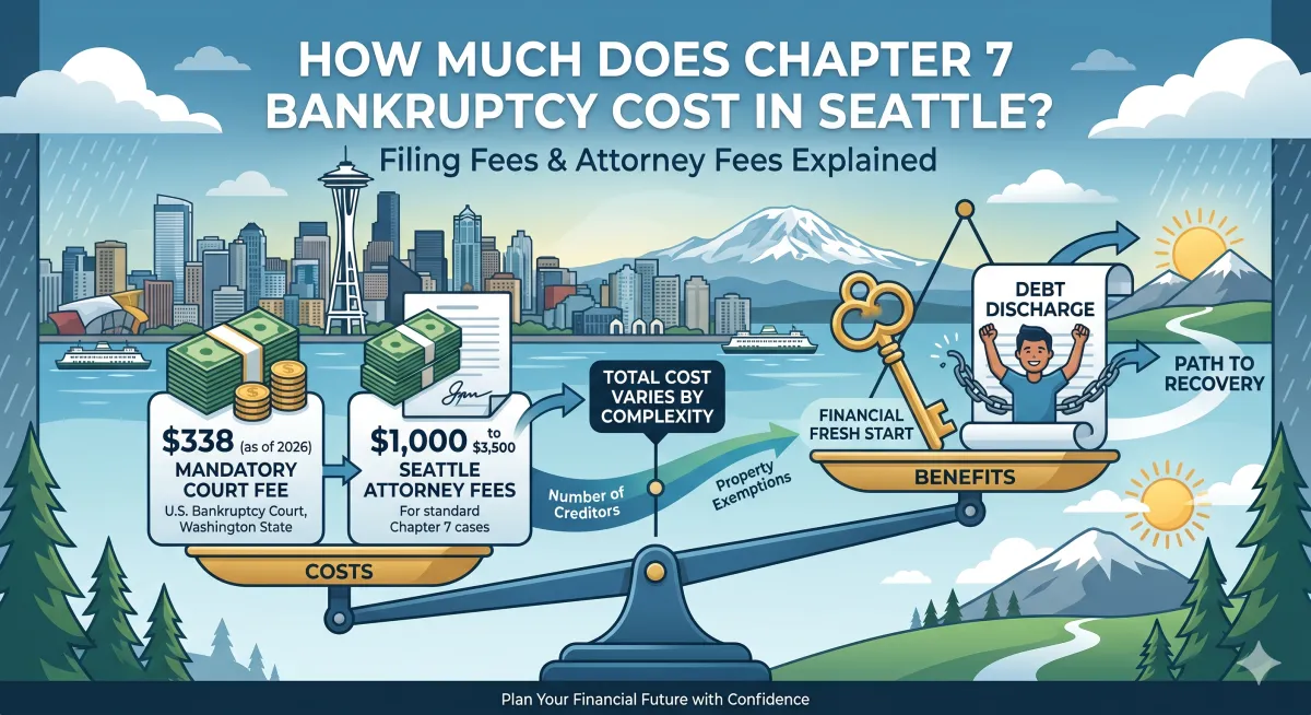Chapter 7 bankruptcy cost Seattle