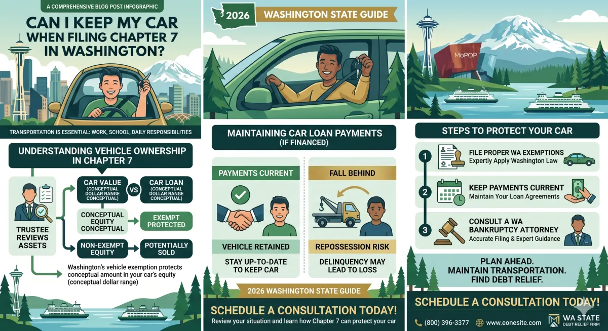 keep car Chapter 7 Washington