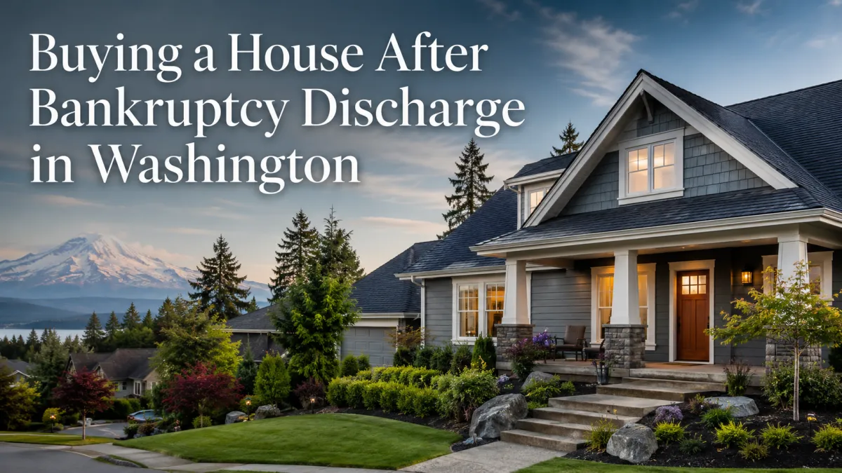 Buying a House After Bankruptcy Discharge in Washington